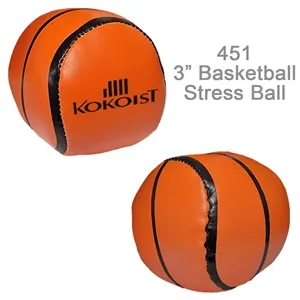 Popular 3" Basketball Stress Reliever Sports Ball