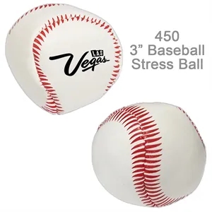 Popular 3" Baseball Stress Reliever Sports Ball