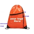Drawstring Back Pack w/ Zippered and Ear Buds | https://www.bestnamebadges.com
