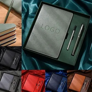 High-End A5 Business Notebook Gift Box Set
