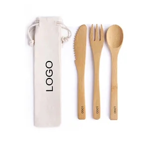 Reusable Bamboo Cutlery Utensils Set