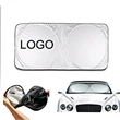 Folable Front Car/Automobile Windshield SunShade | https://www.bestnamebadges.com