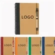 Kraft Paper With Pen Coil Book | https://www.bestnamebadges.com