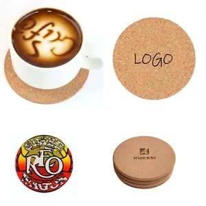 Eco-Friendly Cork Round Coasters