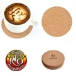 Eco-Friendly Cork Round Coasters | https://www.bestnamebadges.com