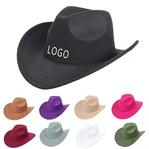 Versatile Sunshade Suede Western Cowboy Hat