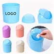 Creative Mini Clutter Storage Plastic Table Trash Can | https://www.bestnamebadges.com