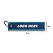 Double Sides Custom Embroidery Keychain | https://www.bestnamebadges.com