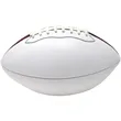 Autograph Football with Two White Panels | https://www.bestnamebadges.com