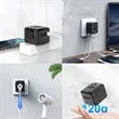 Universal International Travel Power Plug Adapter | https://www.bestnamebadges.com