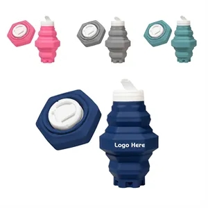 17oz Collapsible Foldable Silicone Water Bottle