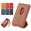 Magnetic Card Holder Leather Wallet Phone Stand | https://www.bestnamebadges.com