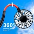Hands Free Portable Neck Fan | https://www.bestnamebadges.com