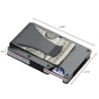 Metal Slim Minimalist Credit Card Clip Wallet | https://www.bestnamebadges.com