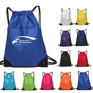Portable Travel Sports Drawstring Backpack