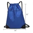 Portable Travel Sports Drawstring Backpack | https://www.bestnamebadges.com