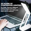 Solar Foldable Desk Lamp | https://www.bestnamebadges.com