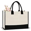 Canvas Handheld Tote Bag | https://www.bestnamebadges.com