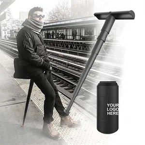 Portable Telescopic Folding Queuing Stools