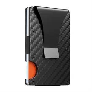 Slim Minimalist Front Pocket RFID Blocking Metal Wallets