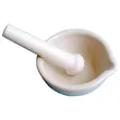 3.55" Ceramic Mortar and Pestle Set | https://www.bestnamebadges.com