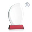 Wichita Award on Newhaven Base - Red | https://www.bestnamebadges.com