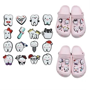 Cartoon Teeth Series Shoe Charms For PVC Shoes