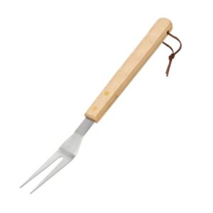 Deluxe Wood Handle BBQ  Fork