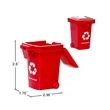 Recycle Trash Can Key Chain | https://www.bestnamebadges.com