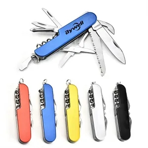 11 in1 Field Multi Tool Keychain Pocket Knife