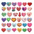 Creative Cartoon Heart shaped PVC Shoes Charms | https://www.bestnamebadges.com