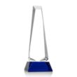 Rustern Obelisk VividPrint™ Award on Base - Blue | https://www.bestnamebadges.com