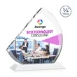 Nantucket VividPrint™ Award - White | https://www.bestnamebadges.com