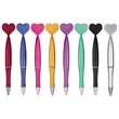 Heart Shaped Ballpoint Pen | https://www.bestnamebadges.com