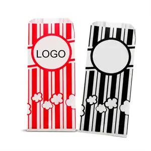 Large Disposable Popcorn Paper Bag Grease Proof Popcorn Bag