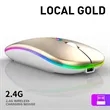 Rechargeable Wireless  LED Mouse | https://www.bestnamebadges.com