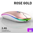 Rechargeable Wireless  LED Mouse | https://www.bestnamebadges.com
