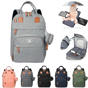 Diaper Bag Backpack with D iaper Pouch, 