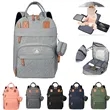 Diaper Bag Backpack with D iaper Pouch,  | https://www.bestnamebadges.com