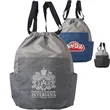 Two Side Pockets Drawstring Backpacks | https://www.bestnamebadges.com