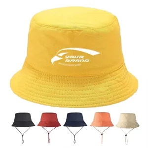 Customizable Solid Color Unisex Bucket Hat