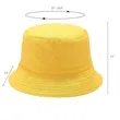 Customizable Solid Color Unisex Bucket Hat | https://www.bestnamebadges.com