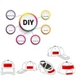 Customizable Solid Color Unisex Bucket Hat | https://www.bestnamebadges.com