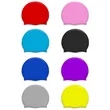 Unisex Adult Swim Caps Elastomeric Cover Ear Protection | https://www.bestnamebadges.com