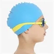 Unisex Adult Swim Caps Elastomeric Cover Ear Protection | https://www.bestnamebadges.com