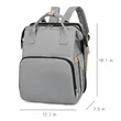 Diaper Bag Backpack Tote W/ Portable Changing  Pad&Station | https://www.bestnamebadges.com