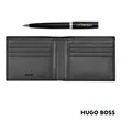Hugo Boss® Ballpoint Pen & Wallet Set | https://www.bestnamebadges.com