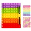 Spiral Bubble Push Pop Fidget Notebook  | https://www.bestnamebadges.com