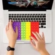 Spiral Bubble Push Pop Fidget Notebook  | https://www.bestnamebadges.com