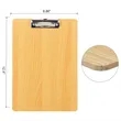 Standard-Sized Documents Wooden Clipboard | https://www.bestnamebadges.com